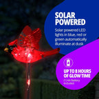 Set of 3 Bird Garden Solar Lights Stakes