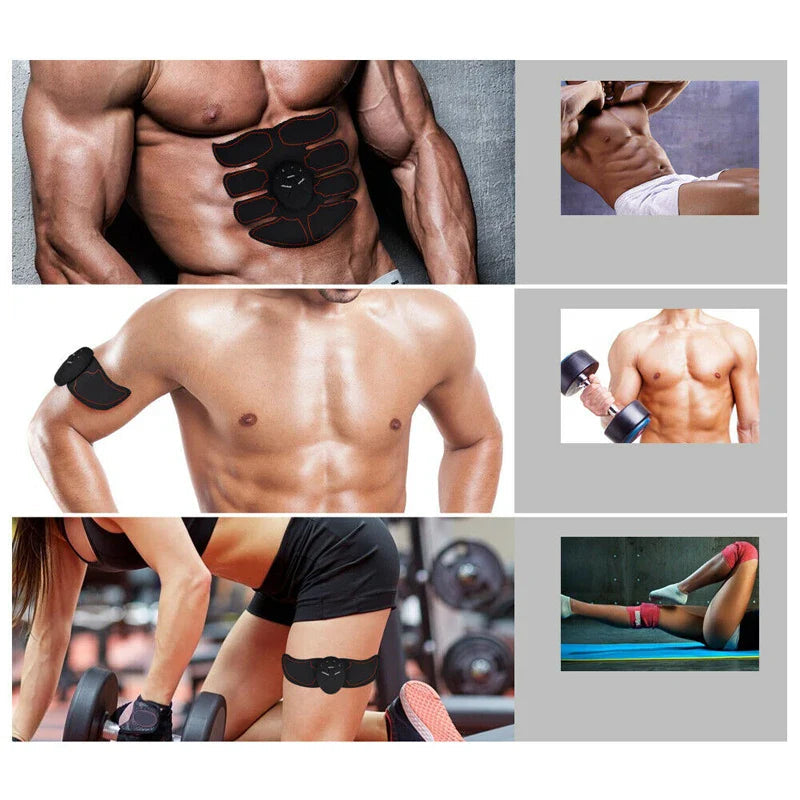 Smart EMS Muscle Trainer | USB Rechargeable Fitness Device