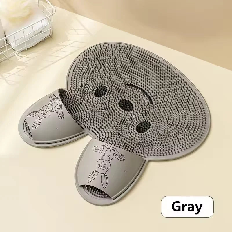Shower Foot Scrubber Mat | Non-Slip Massage Cleaner
